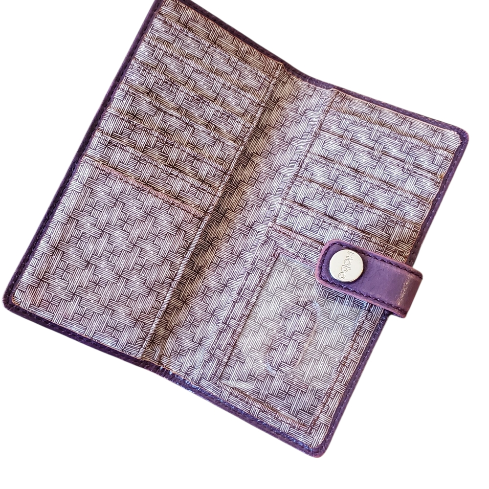 Hobo Women's Purple Leather Wallet - Picture 4 of 5